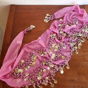 Zumba/Belly dance sequin hip scarf